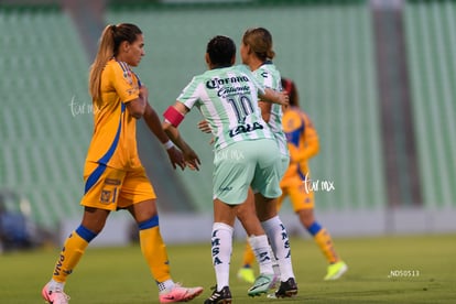 Lydia Rangel, Daniela García | Santos vs Tigres femenil J7