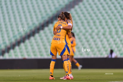 gol, Lydia Rangel, María Elizondo | Santos vs Tigres femenil J7