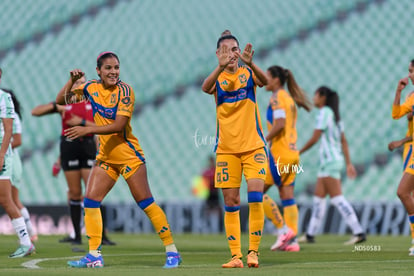 gol, Cristina Ferral, María Elizondo | Santos vs Tigres femenil J7