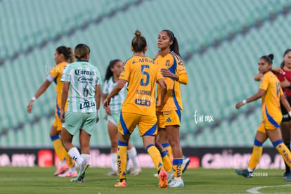 gol, María Elizondo | Santos vs Tigres femenil J7