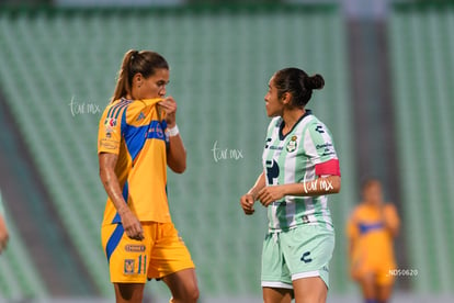 Lydia Rangel, Daniela García | Santos vs Tigres femenil J7