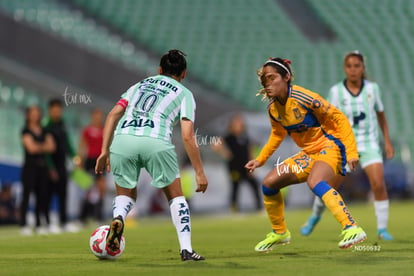 Joseline Montoya, Daniela García | Santos vs Tigres femenil J7