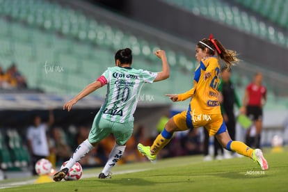 Joseline Montoya, Daniela García | Santos vs Tigres femenil J7