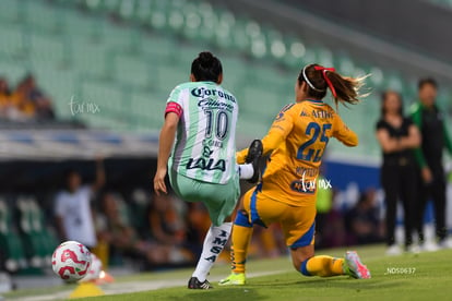 Joseline Montoya, Daniela García | Santos vs Tigres femenil J7