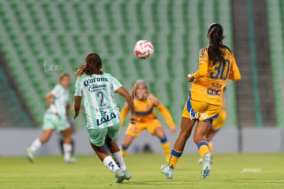 Alison González, Diana Anguiano | Santos vs Tigres femenil J7