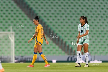 Yessenia Novella, Jennifer Hermoso | Santos vs Tigres femenil J7