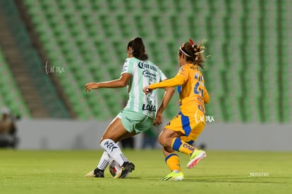 Yessenia Novella, Joseline Montoya | Santos vs Tigres femenil J7