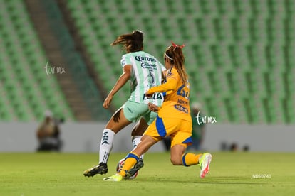 Yessenia Novella, Joseline Montoya | Santos vs Tigres femenil J7