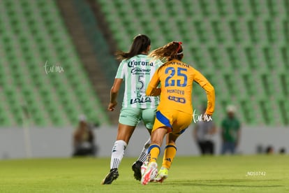 Yessenia Novella, Joseline Montoya | Santos vs Tigres femenil J7