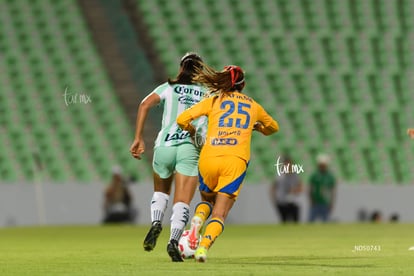 Yessenia Novella, Joseline Montoya | Santos vs Tigres femenil J7