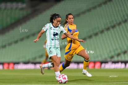 Doménica Rodríguez, Bianca Sierra | Santos vs Tigres femenil J7