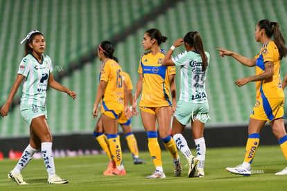 Mayte Valle, Maricarmen Reyes | Santos vs Tigres femenil J7