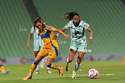 Michel Ruiz, Natalia Villarreal | Santos vs Tigres femenil J7