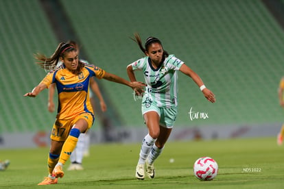 Michel Ruiz, Natalia Villarreal | Santos vs Tigres femenil J7