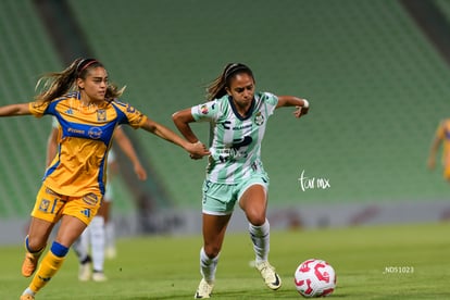 Michel Ruiz, Natalia Villarreal | Santos vs Tigres femenil J7