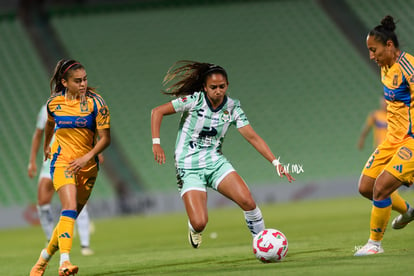 Michel Ruiz, Natalia Villarreal | Santos vs Tigres femenil J7