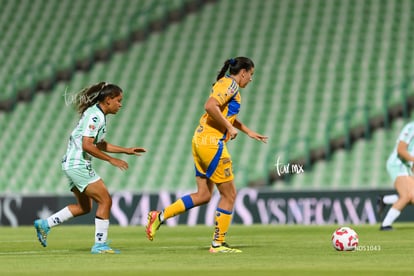 Kimberli Gómez, Jimena López | Santos vs Tigres femenil J7