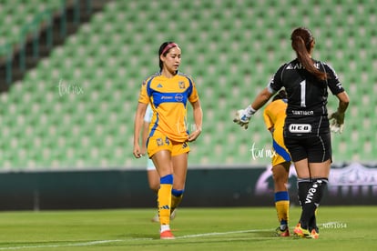 Aurora Santiago, Greta Espinoza | Santos vs Tigres femenil J7