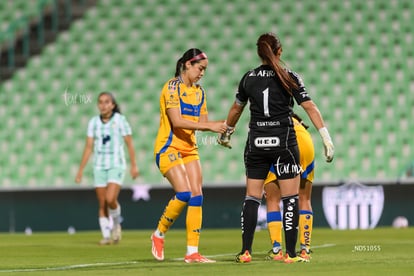 Greta Espinoza, Aurora Santiago | Santos vs Tigres femenil J7