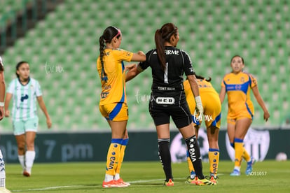 Greta Espinoza, Aurora Santiago | Santos vs Tigres femenil J7