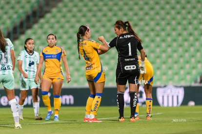 Greta Espinoza, Aurora Santiago | Santos vs Tigres femenil J7