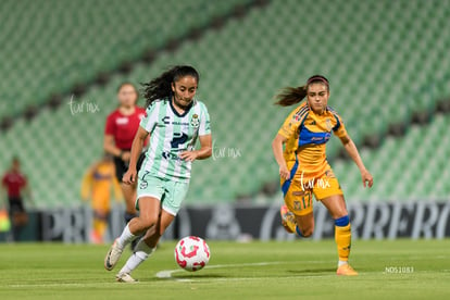 Doménica Rodríguez, Natalia Villarreal | Santos vs Tigres femenil J7