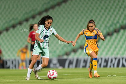 Doménica Rodríguez, Natalia Villarreal | Santos vs Tigres femenil J7