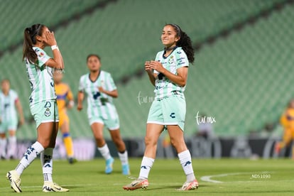 Doménica Rodríguez, Michel Ruiz | Santos vs Tigres femenil J7