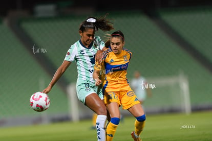 Mayte Valle, Natalia Villarreal | Santos vs Tigres femenil J7