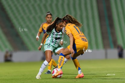 Michel Ruiz, Natalia Villarreal | Santos vs Tigres femenil J7