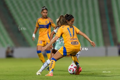 Michel Ruiz, Natalia Villarreal | Santos vs Tigres femenil J7