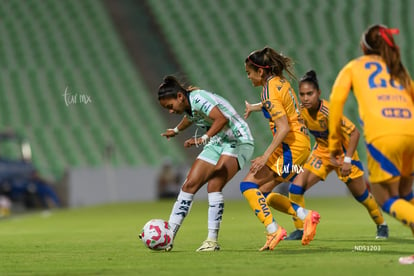 Michel Ruiz, Natalia Villarreal | Santos vs Tigres femenil J7