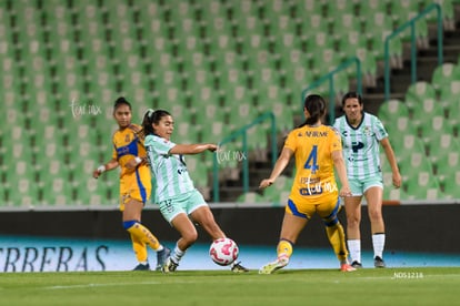 Greta Espinoza, Marianne Martínez | Santos vs Tigres femenil J7