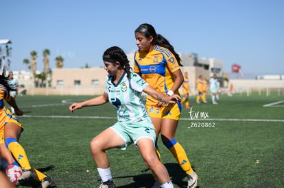 Angélica Antonio, Tania Baca | Santos vs Tigres femenil sub 19