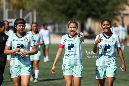 Yolanda Lira, Joanna Aguilera, Tania Baca | Santos vs Tigres femenil sub 19