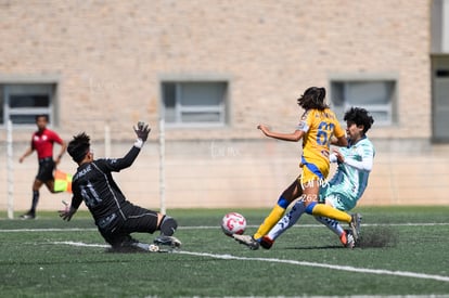 Renata Ayala, Daniela Sánchez, América Rodríguez | Santos vs Tigres femenil sub 19