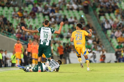 Jonathan Herrera, Franco Fagundez | Santos Laguna vs Tigres UANL J4