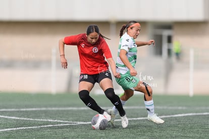 Gabriela César, Britany Hernández | Santos vs Tijuana femenil J15 sub 19