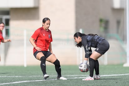 Abril Montiel, Gabriela César | Santos vs Tijuana femenil J15 sub 19