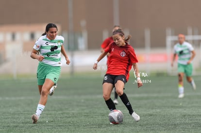 María Fernanda López, Frida Cussin | Santos vs Tijuana femenil J15 sub 19