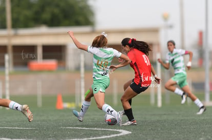 Diana Amaya, Joanna Aguilera | Santos vs Tijuana femenil J15 sub 19