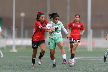 Diana Amaya, Paulina Peña | Santos vs Tijuana femenil J15 sub 19