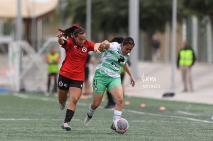 Diana Amaya, Judith Félix | Santos vs Tijuana femenil J15 sub 19