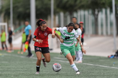 Diana Amaya, Judith Félix | Santos vs Tijuana femenil J15 sub 19