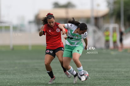 Diana Amaya, Judith Félix | Santos vs Tijuana femenil J15 sub 19