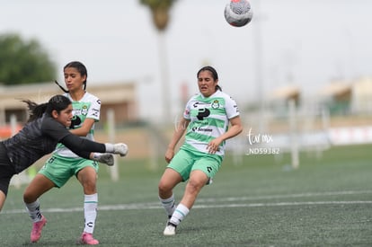 Abril Montiel, Judith Félix | Santos vs Tijuana femenil J15 sub 19