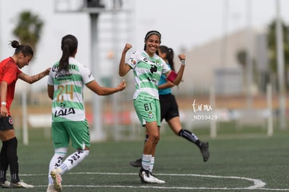 festejan gol, Ailin Serna | Santos vs Tijuana femenil J15 sub 19