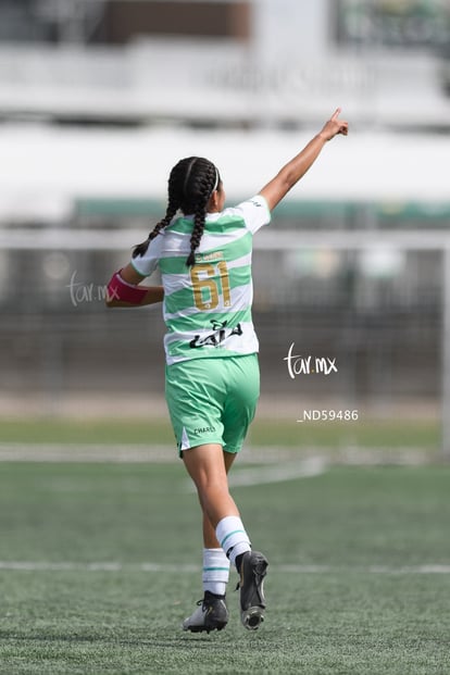 festejan gol, Ailin Serna | Santos vs Tijuana femenil J15 sub 19