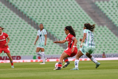 Cinthya Peraza, Diana Anguiano | Santos Laguna vs Toluca FC femenil