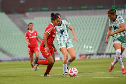 Alessandra Ramirez, Mariel Román | Santos Laguna vs Toluca FC femenil